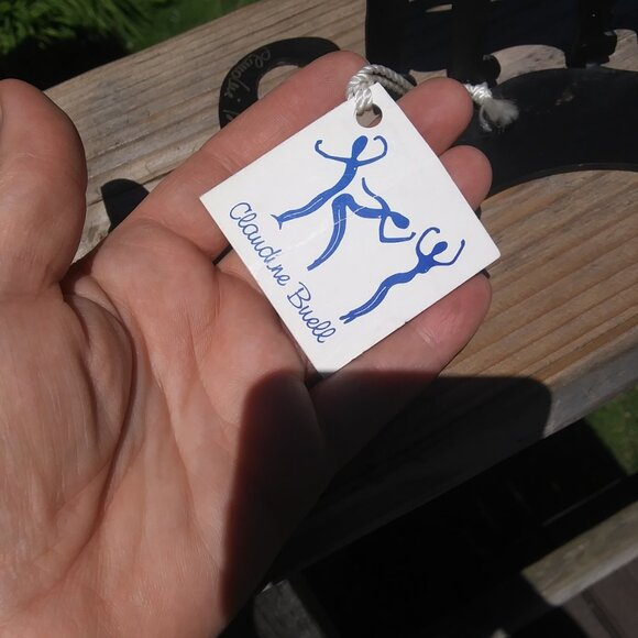 Claudine Buell metal cat sculpture modern fun whimsical art - Picture 12 of 16